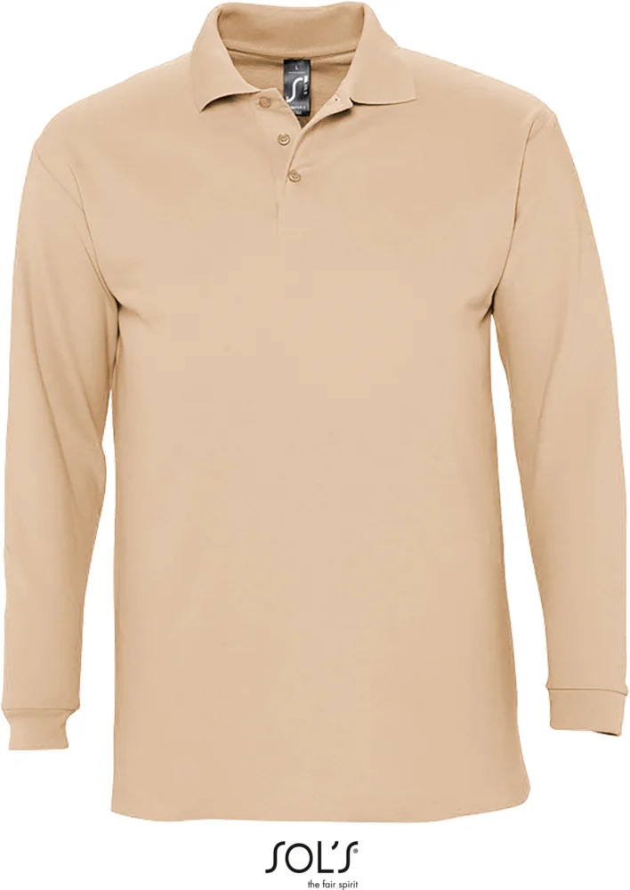 Piqué Polo langarm