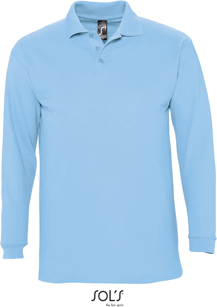 Piqué Polo langarm