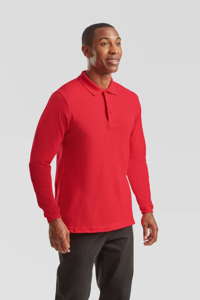 Piqué Polo langarm