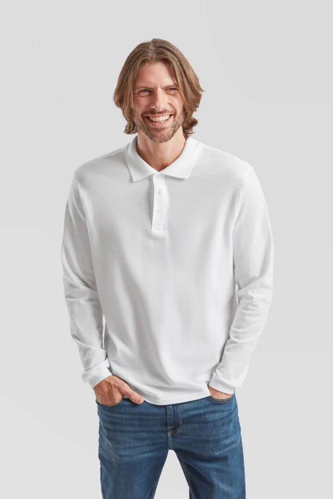 Piqué Polo langarm