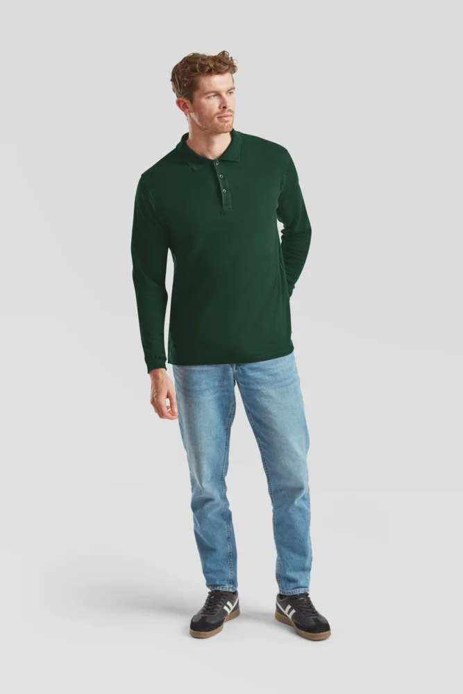 Piqué Polo langarm