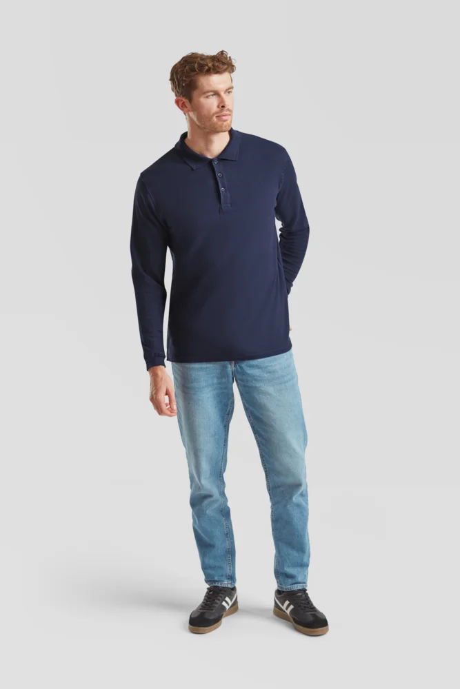 Piqué Polo langarm