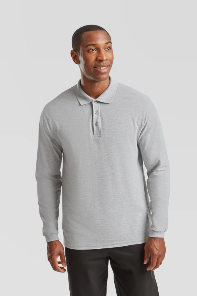 Piqué Polo langarm