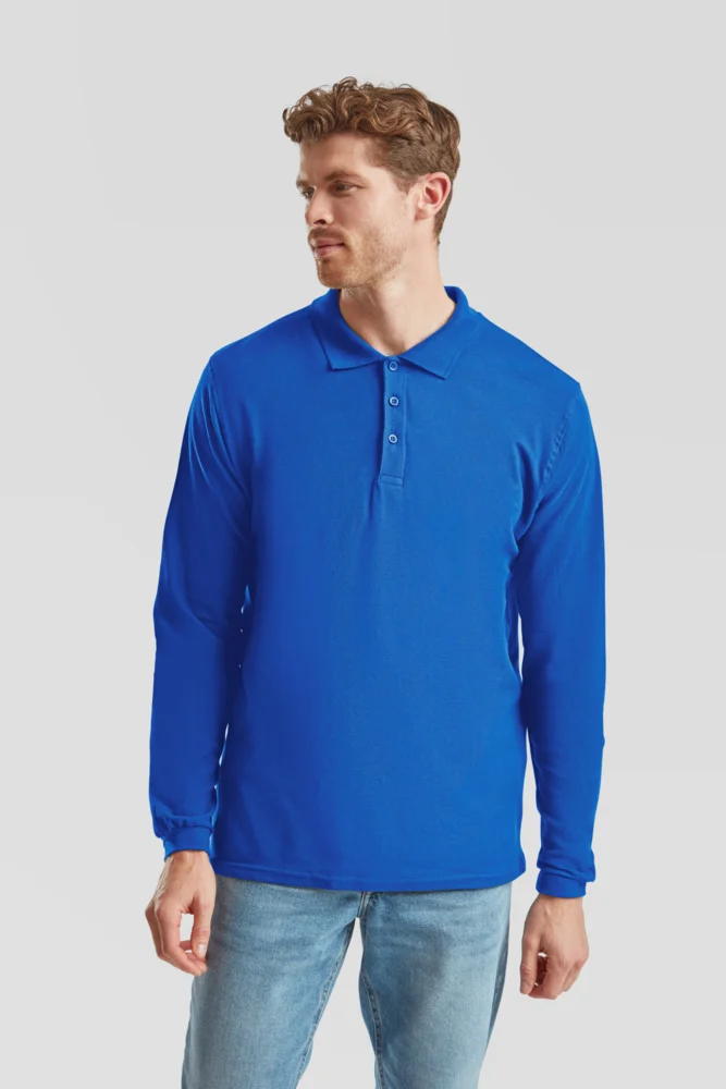 Piqué Polo langarm