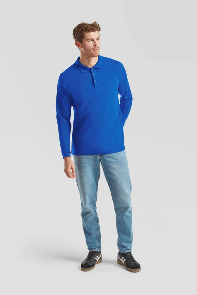 Piqué Polo langarm