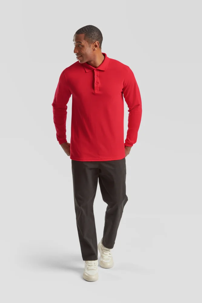 Piqué Polo langarm