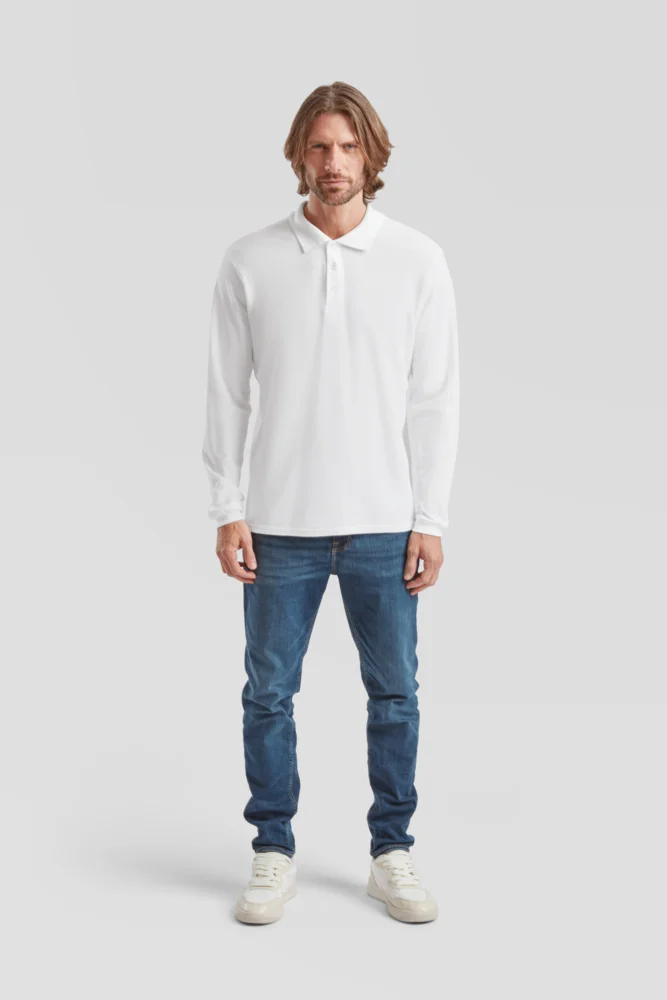 Piqué Polo langarm