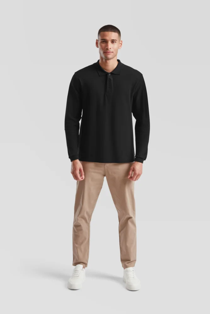Piqué Polo langarm