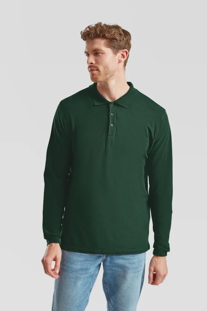 Piqué Polo langarm