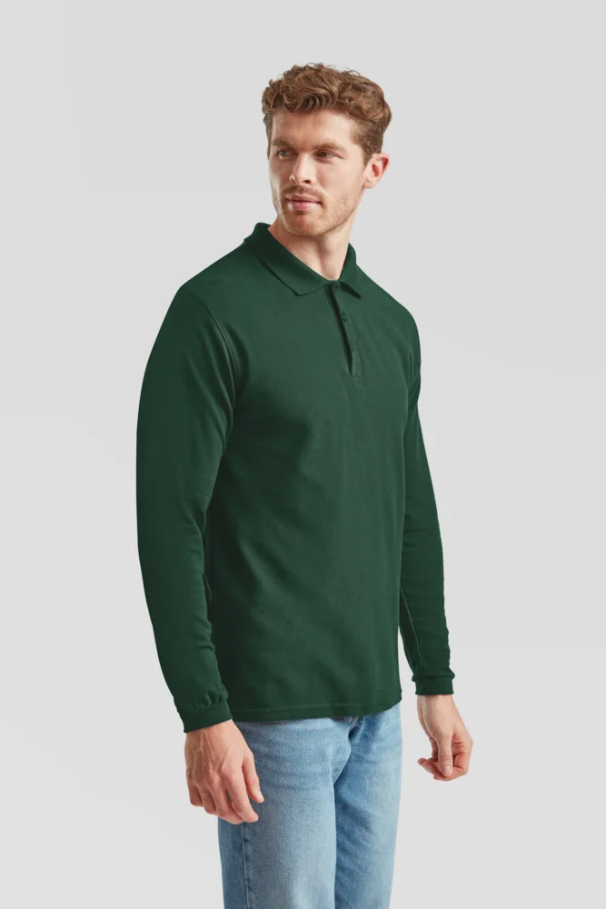 Piqué Polo langarm