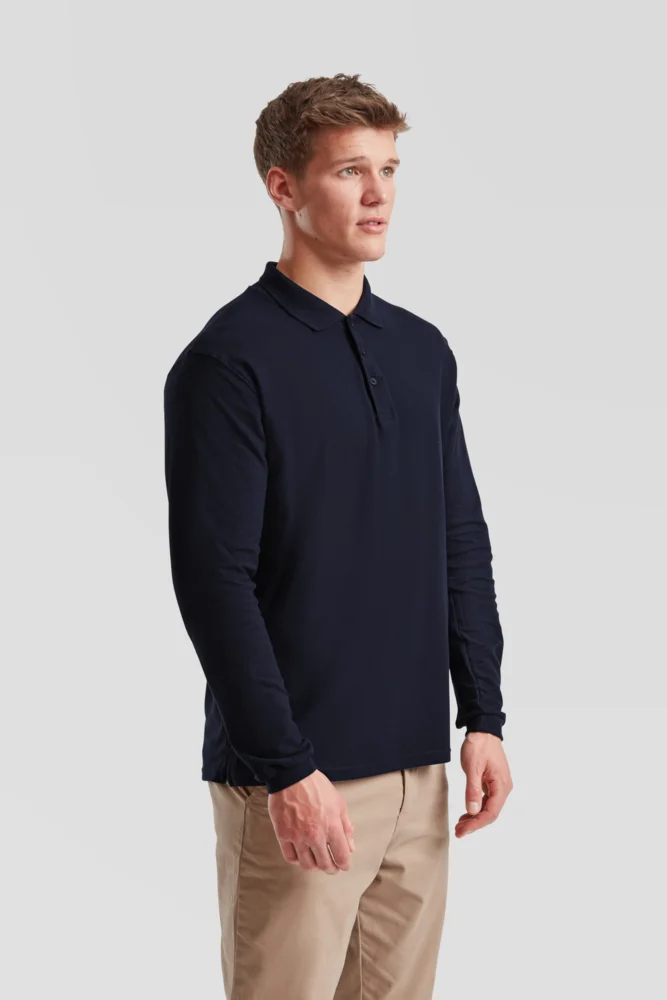 Piqué Polo langarm