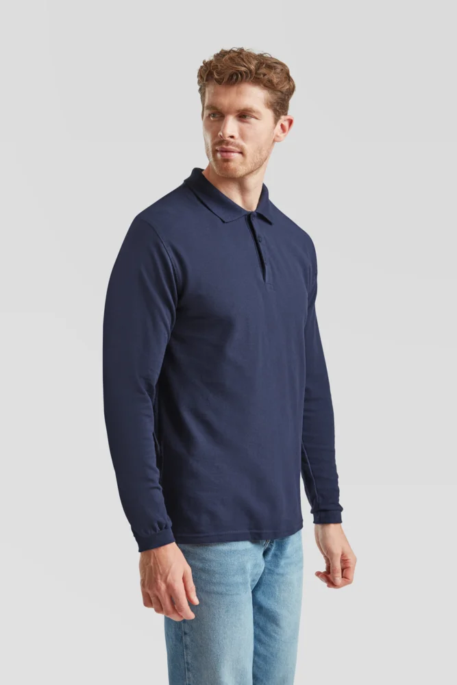 Piqué Polo langarm