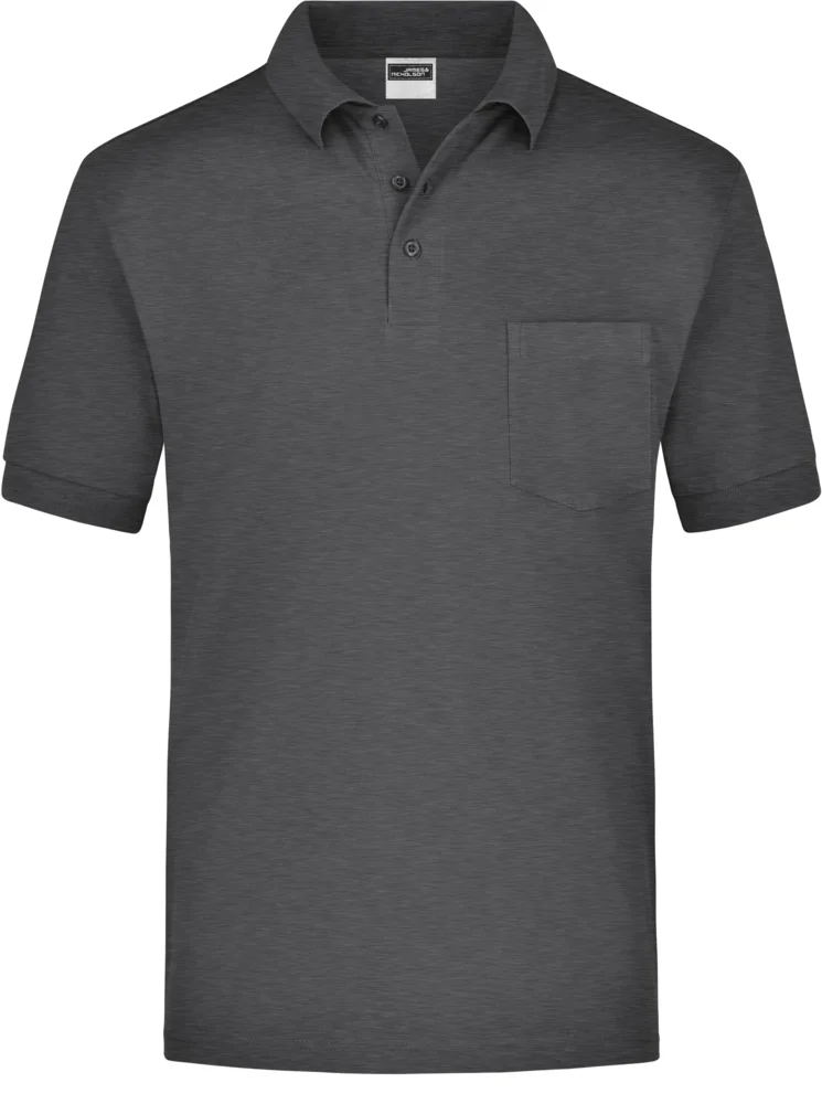 Piqué Polo mit Brusttasche