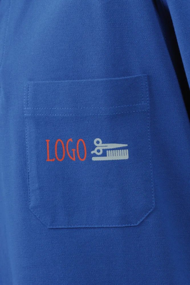 Piqué Polo mit Brusttasche
