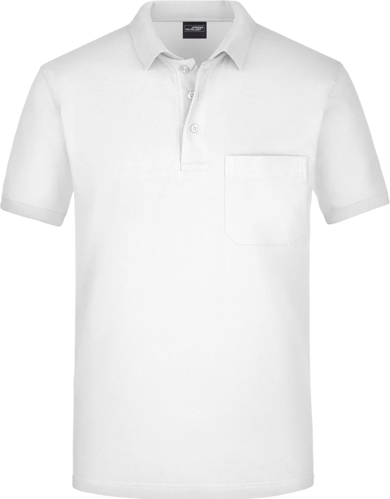 Piqué Polo mit Brusttasche