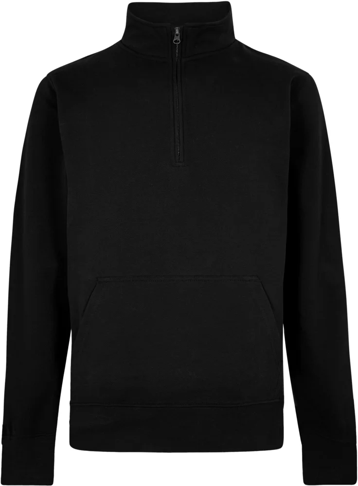 Piqué Sweater with 1/4 Zip