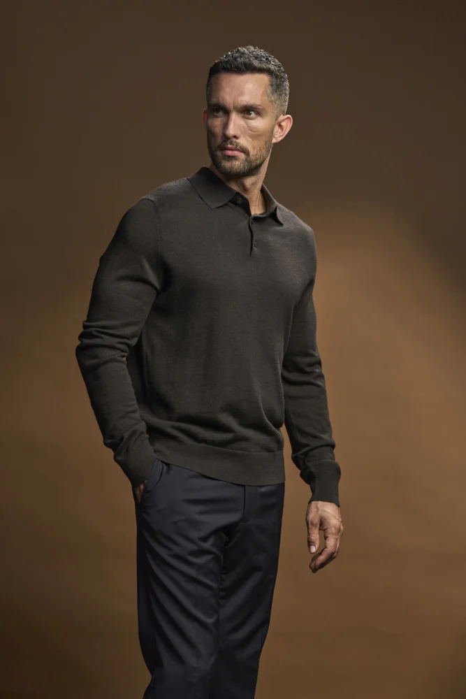 Polo Strickpullover