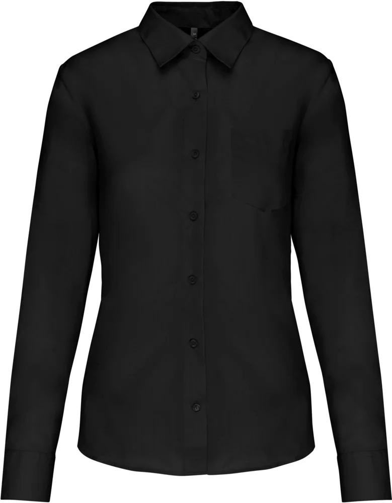 Popeline Bluse "Jessica" langarm