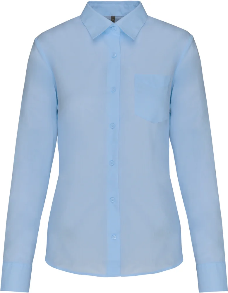 Popeline Bluse "Jessica" langarm