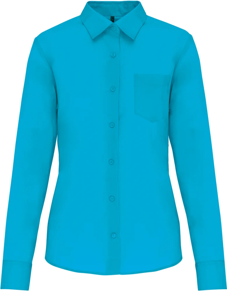 Popeline Bluse "Jessica" langarm