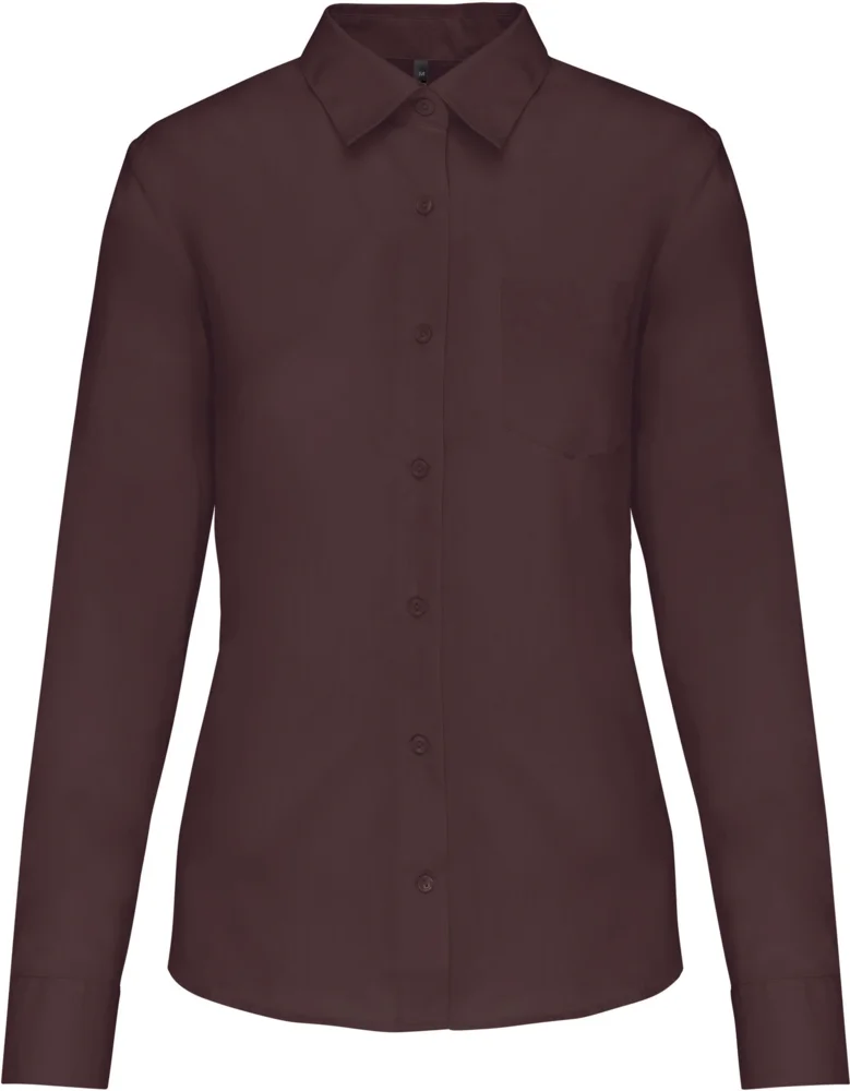 Popeline Bluse "Jessica" langarm
