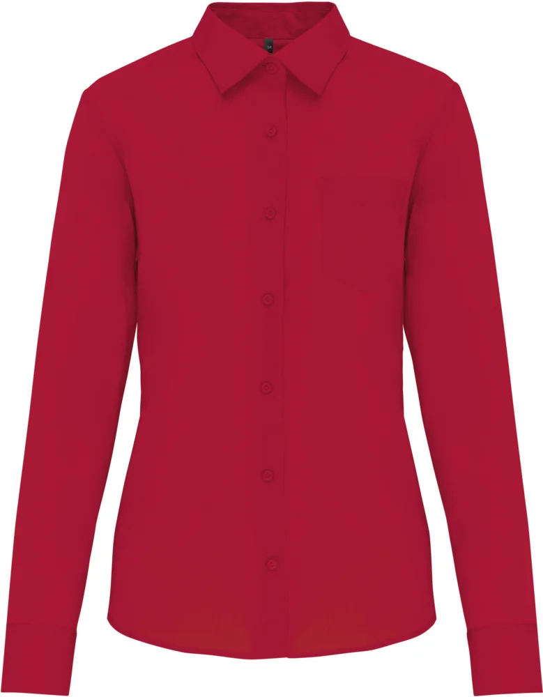 Popeline Bluse "Jessica" langarm
