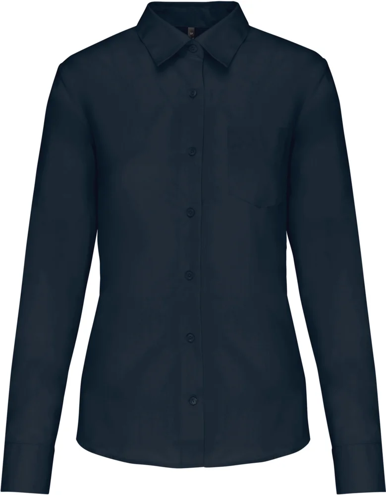 Popeline Bluse "Jessica" langarm