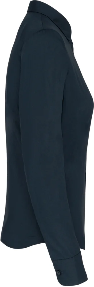 Popeline Bluse "Jessica" langarm