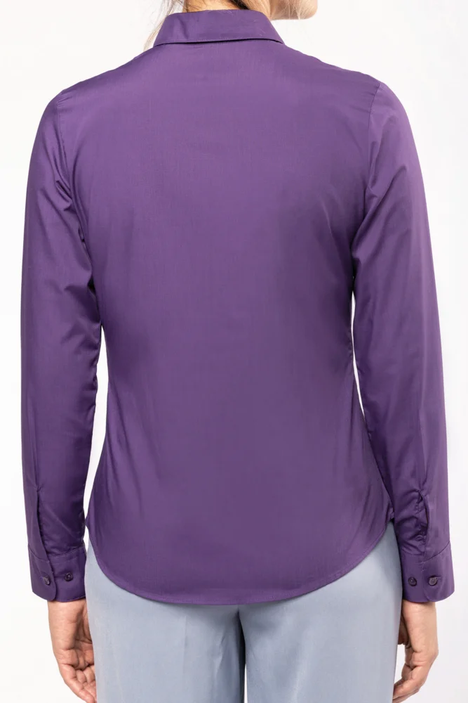 Popeline Bluse "Jessica" langarm