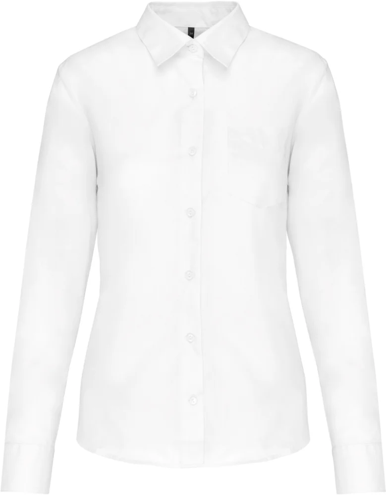 Popeline Bluse "Jessica" langarm