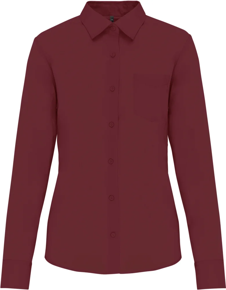 Popeline Bluse "Jessica" langarm