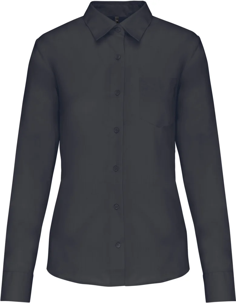 Popeline Bluse "Jessica" langarm