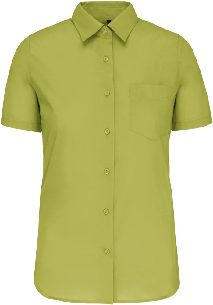 Poplin Blouse "Judith" short-sleeve