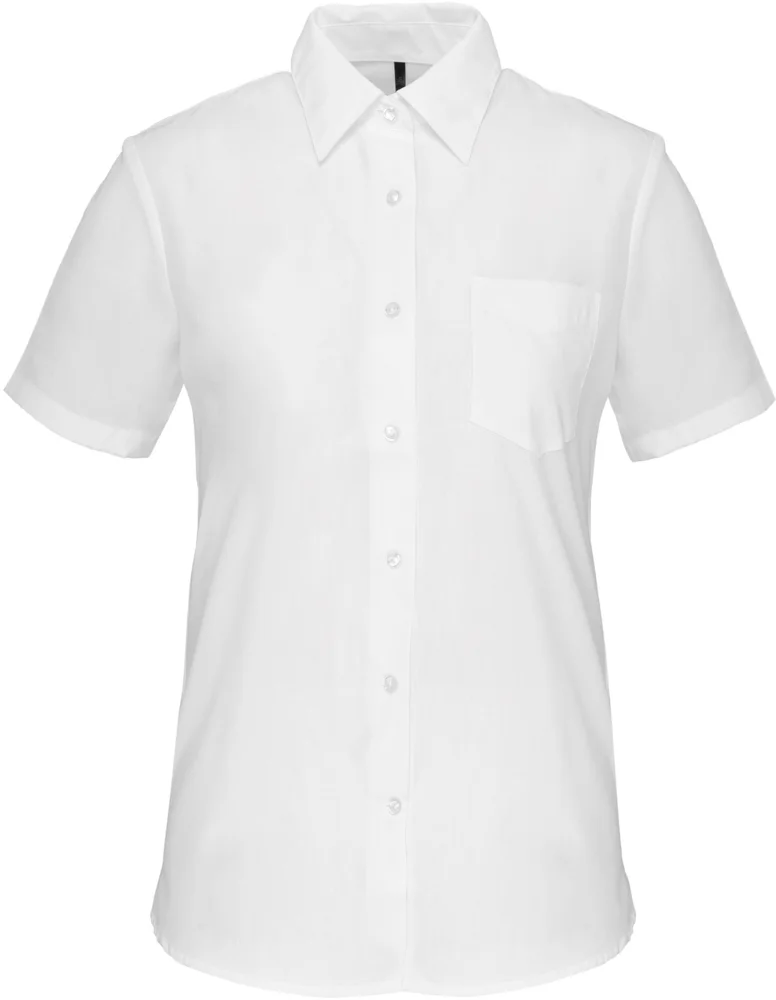 Poplin Blouse "Judith" short-sleeve