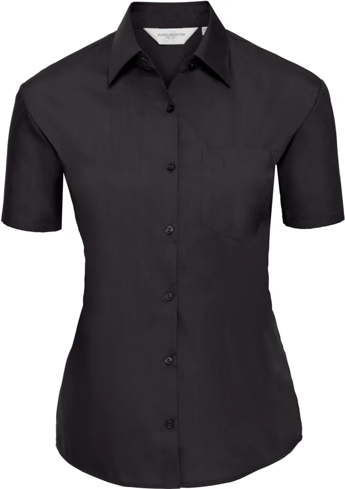 Poplin Blouse short-sleeve