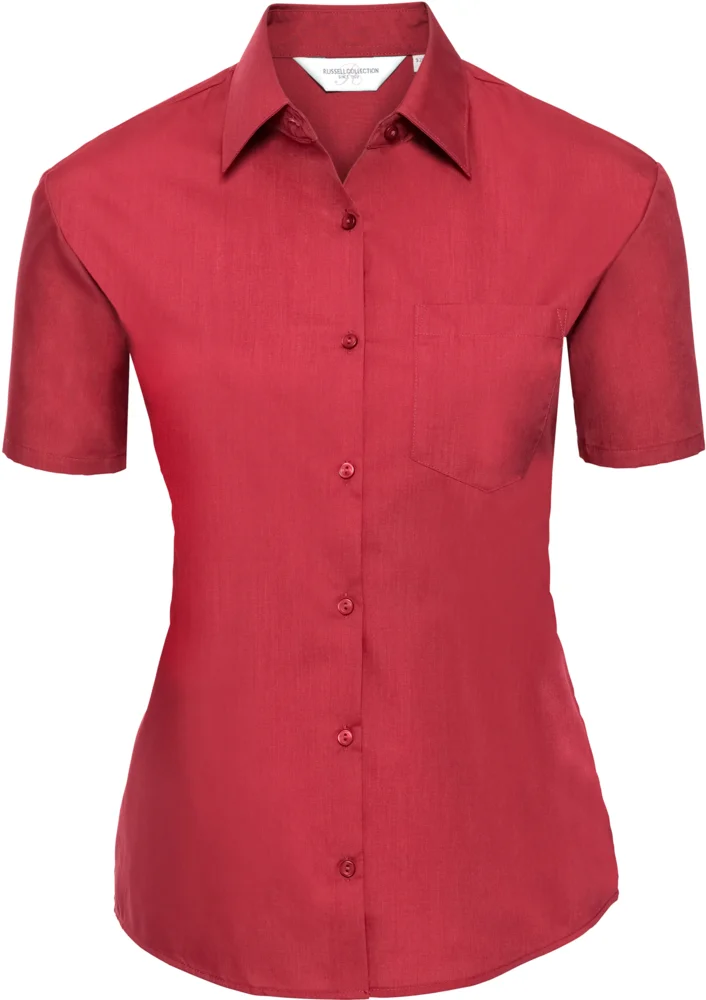 Poplin Blouse short-sleeve