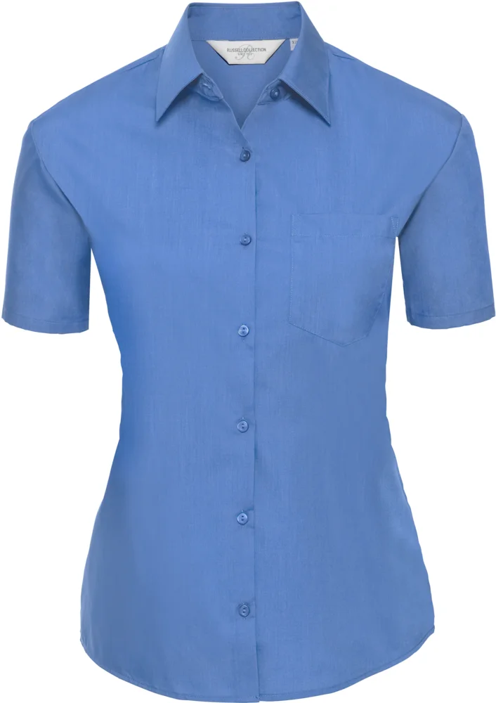 Poplin Blouse short-sleeve