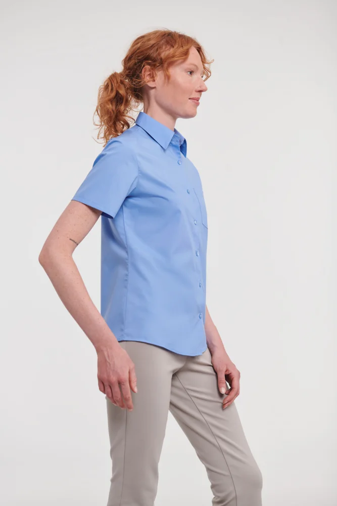Poplin Blouse short-sleeve