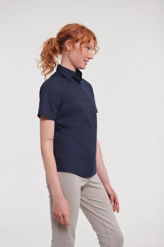 Poplin Blouse short-sleeve