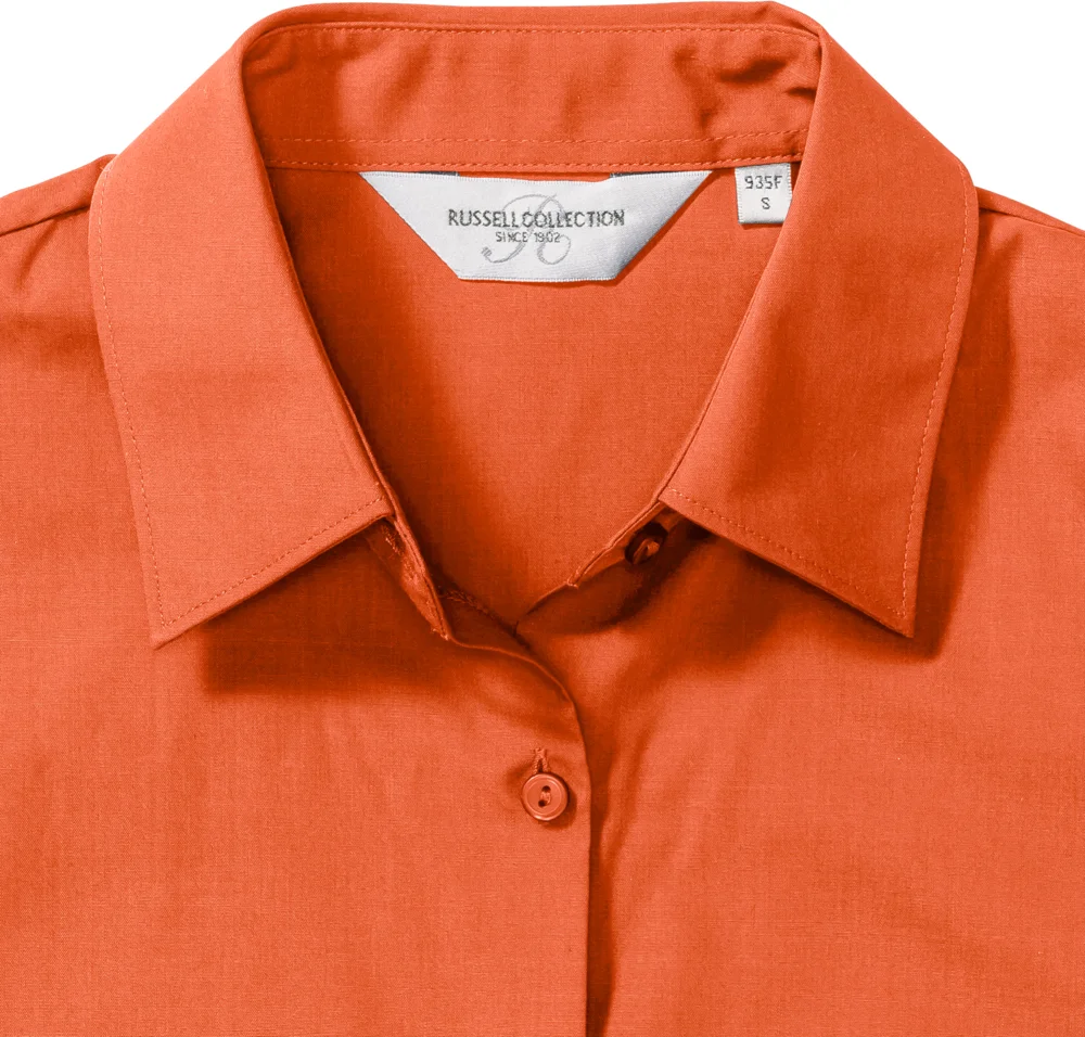 Poplin Blouse short-sleeve