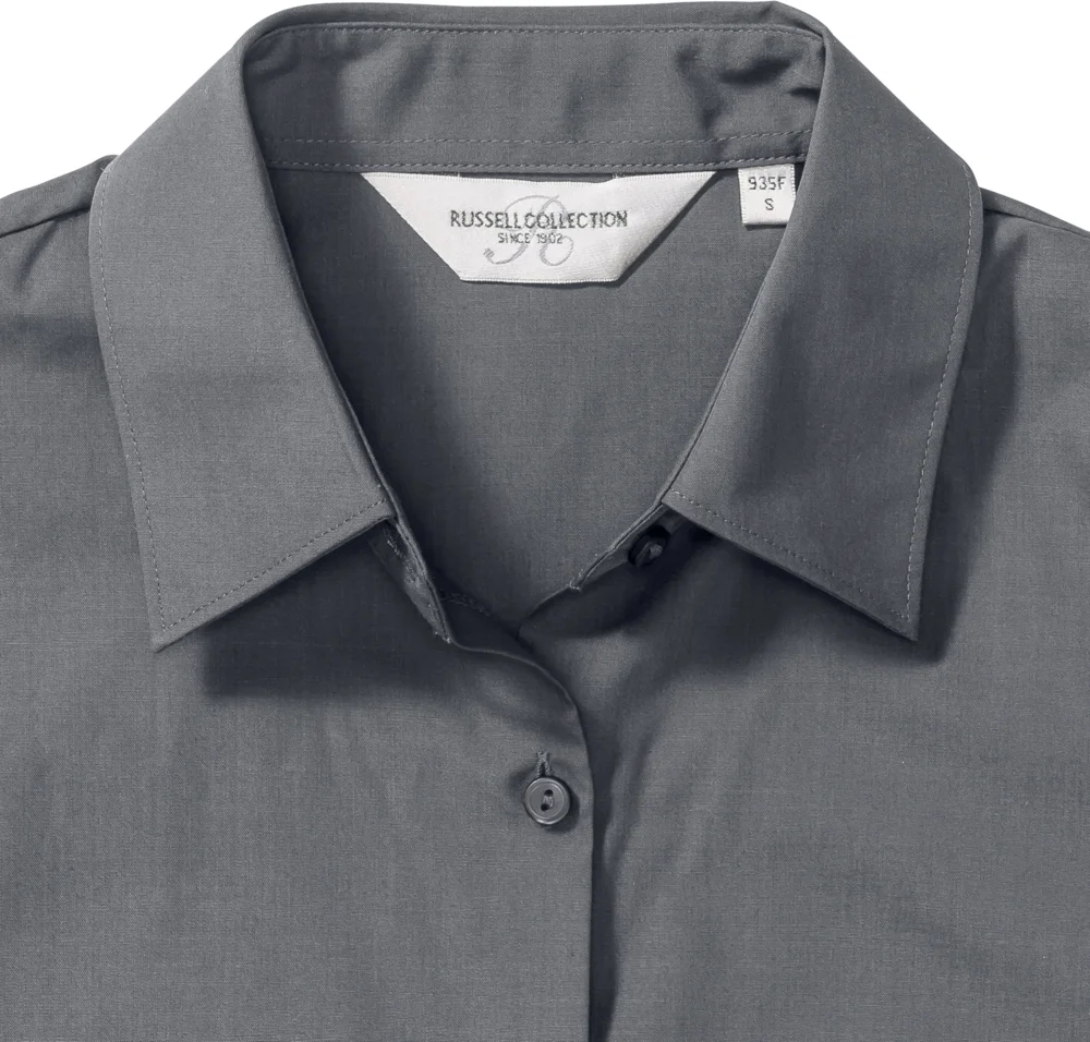 Poplin Blouse short-sleeve