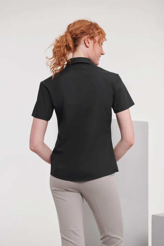 Poplin Blouse short-sleeve