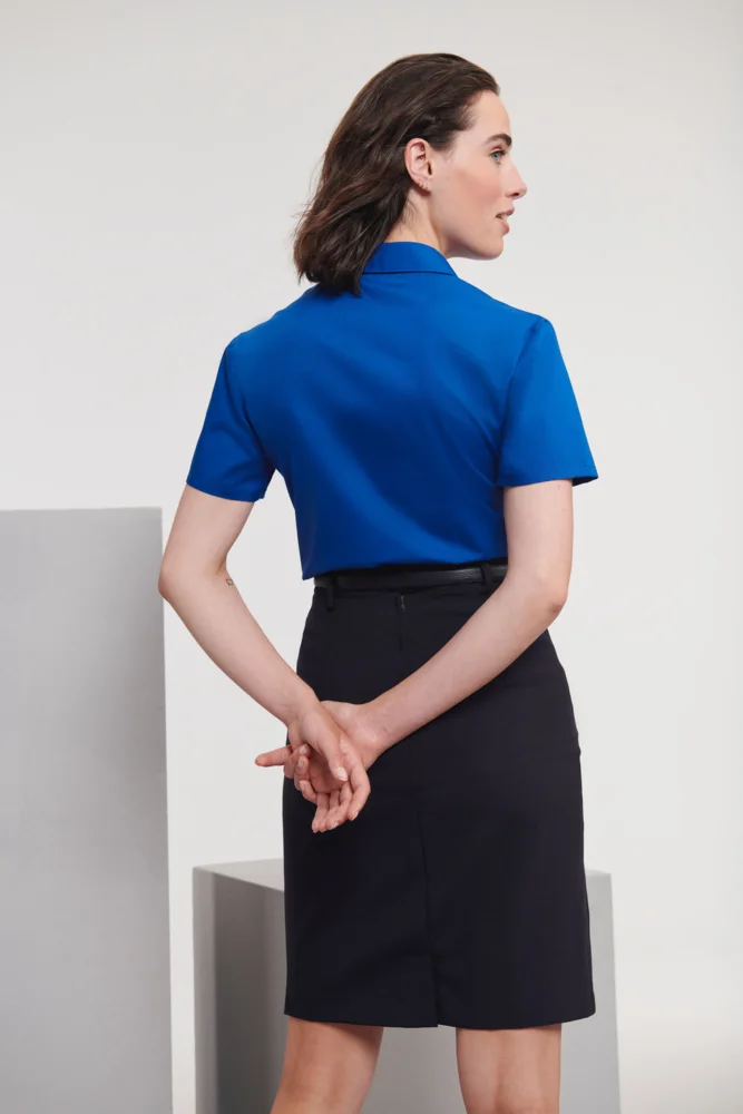 Poplin Blouse short-sleeve