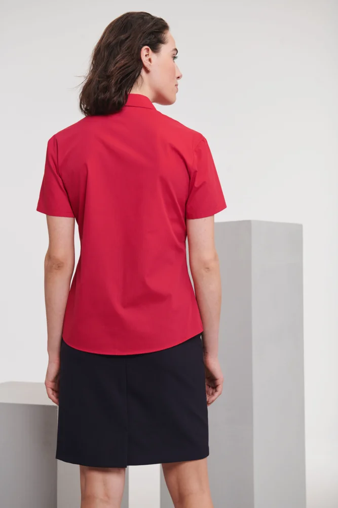 Poplin Blouse short-sleeve