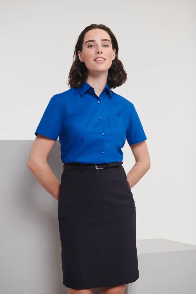Poplin Blouse short-sleeve
