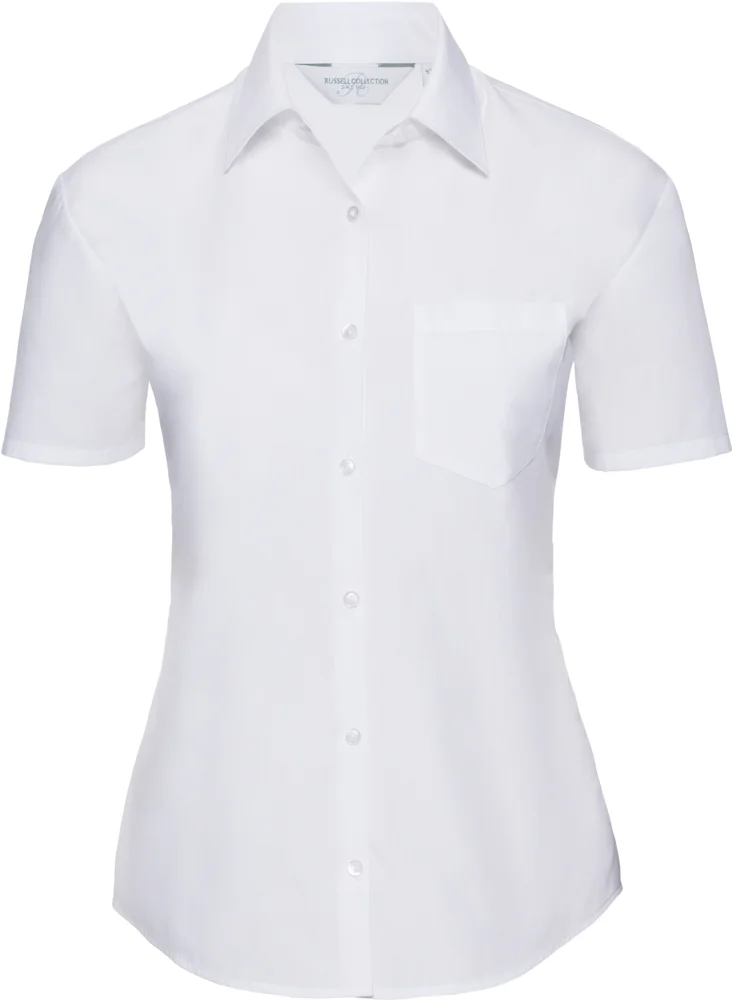 Poplin Blouse short-sleeve