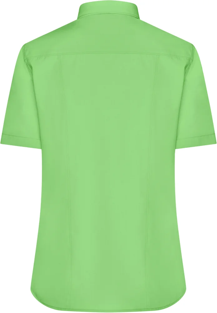 Popeline Bluse kurzarm