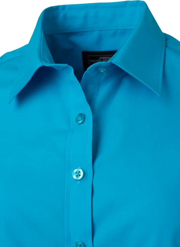 Popeline Bluse kurzarm