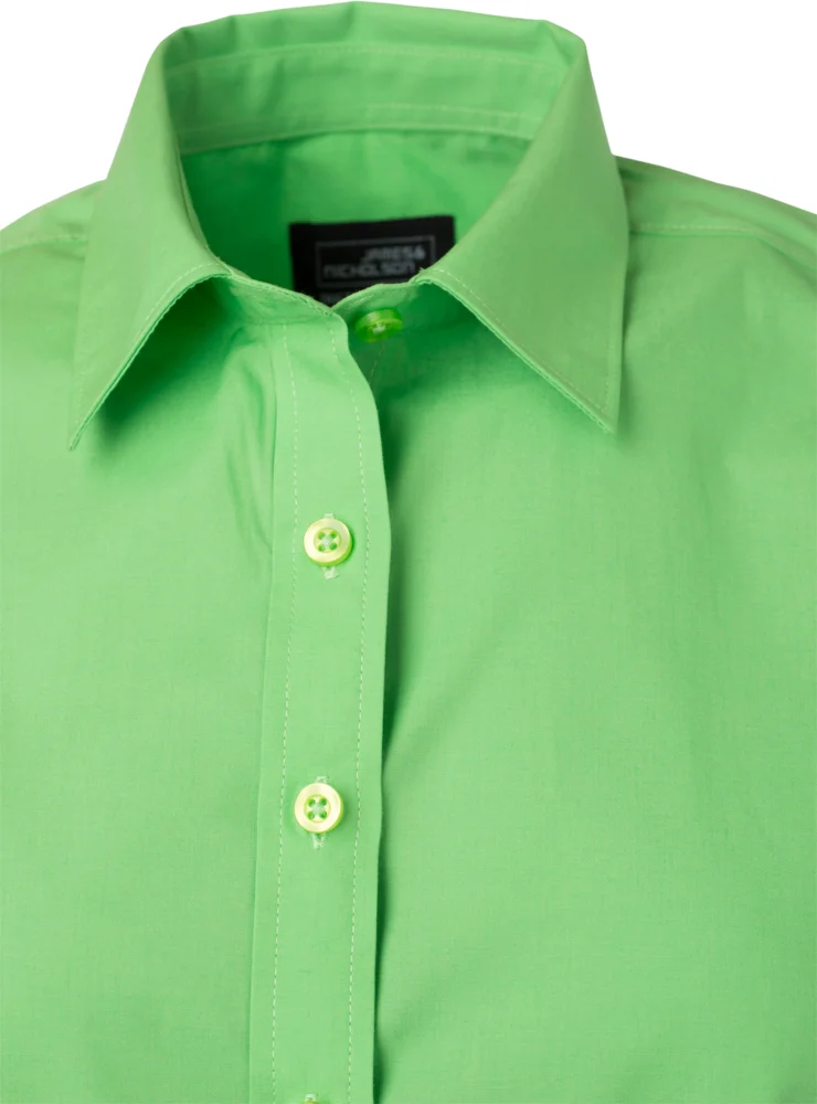 Popeline Bluse kurzarm
