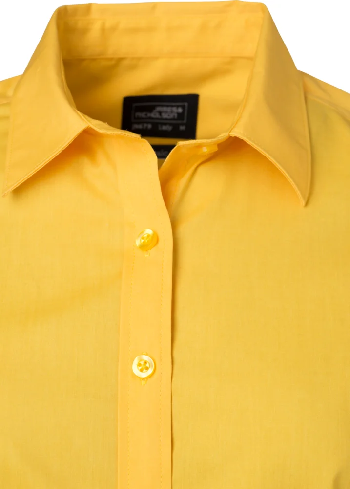 Popeline Bluse kurzarm
